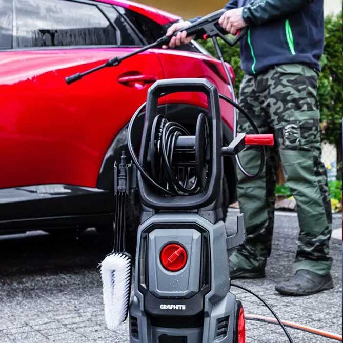 Uređaj za pranje vodom pod visokim pritiskom Graphite 59G621 - detalj