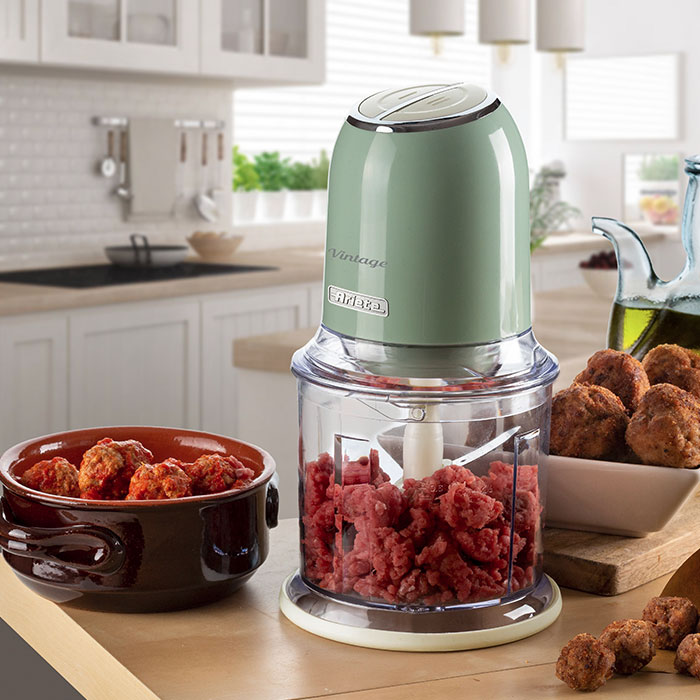 Ariete Vintage električna seckalica za povrće i led AR438GR - detalj