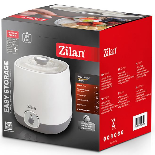 Aparat za pripremu jogurta Zilan ZLN6098 - detalj