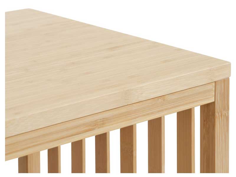 Dekorativna polica od bambusa 37x107x32cm - detalj