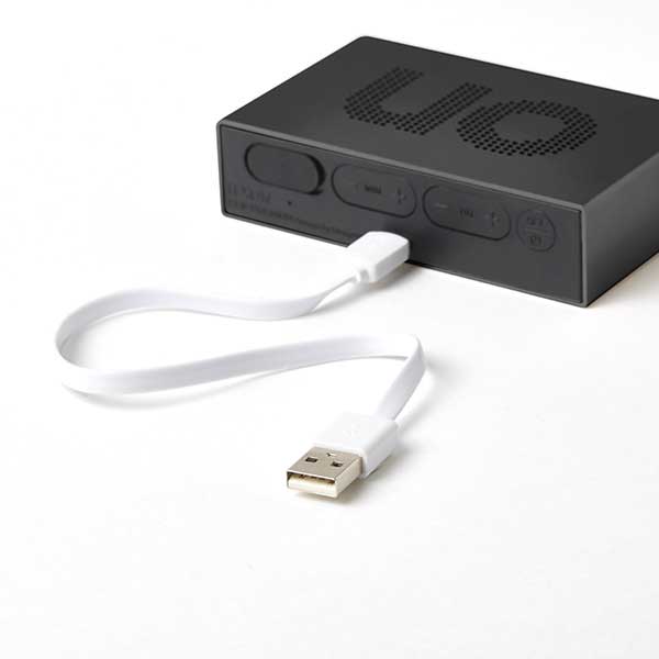 Reverzibilni stoni sat sa alarmom Lexon Flip Premium Blue - detalj