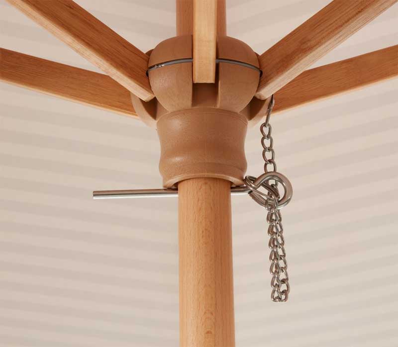 Suncobran Smyg bež-pesak 200cm - detalj