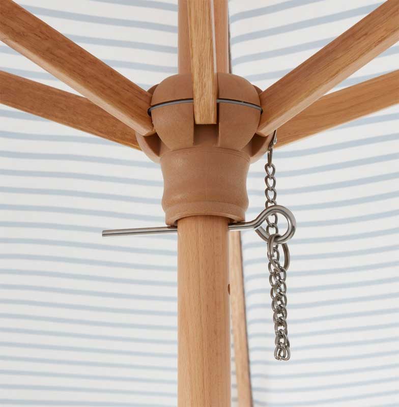 Suncobran Smyg natur-plava 200cm - detalj