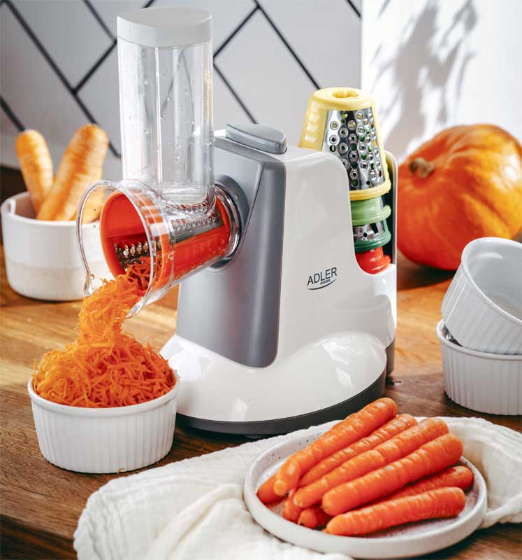 Kuhinjski aparat sa pet nastavaka za seckanje i rendanje Adler AD 4815 - detalj