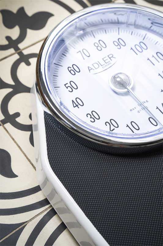 Mehanička telesna vaga sa velikim brojčanikom za merenja do 150kg Adler AD 8177 - detalj