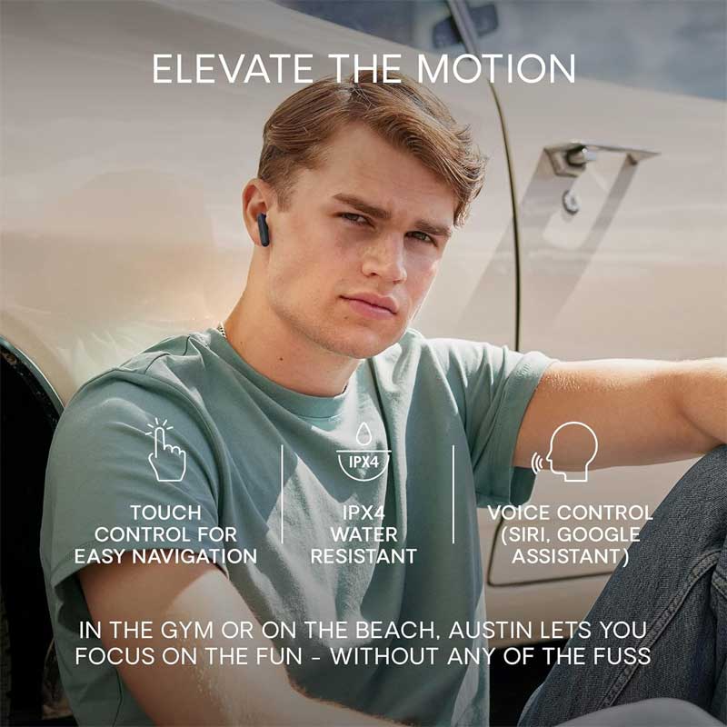 Bluetooth slušalice sa mikrofonom Urbanista Austin Lavender Purple - detalj