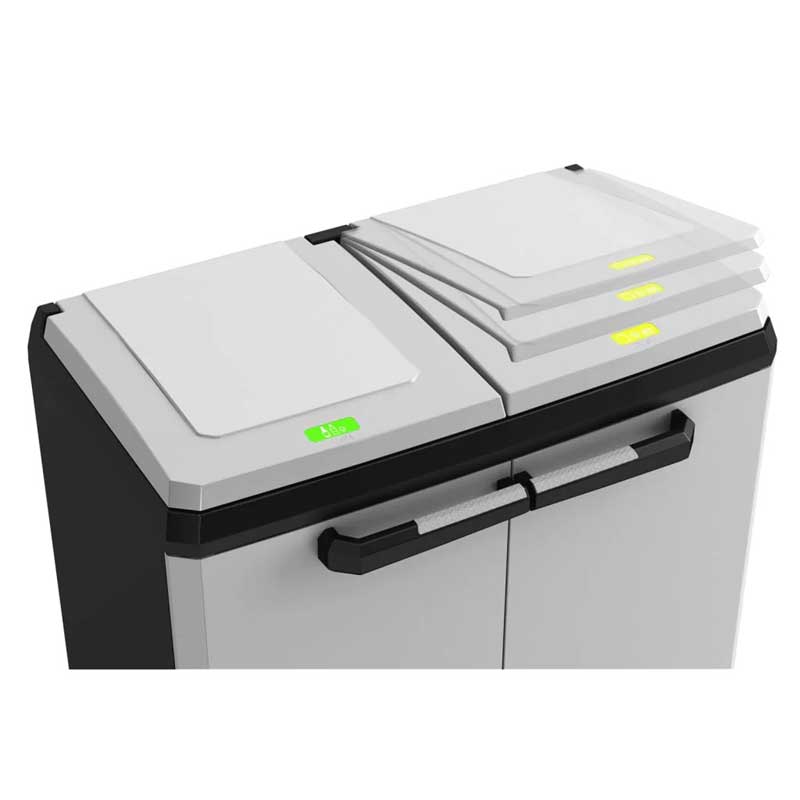 Ormar za odlaganje i sortiranje otpada Keter Split Premium CU 240623 - detalj