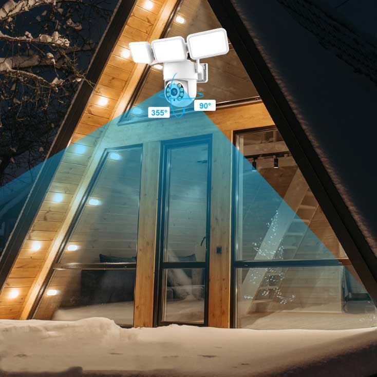 IP Wi-Fi smart kamera sa reflektorom WFIP-9825G-4T - detalj