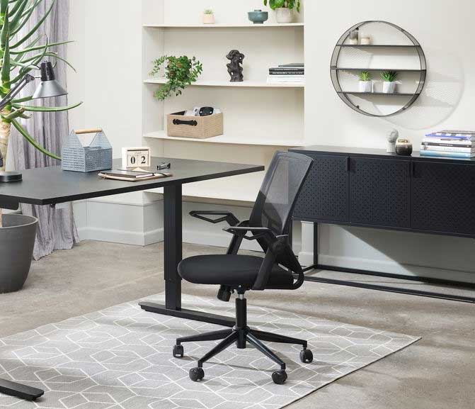 Radna stolica Asper Black - detalj