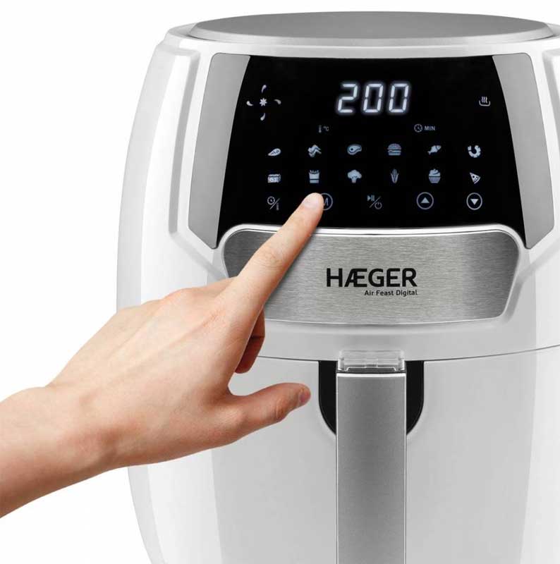 Digitalna friteza na vruć vazduh Haeger Air Feast White 4.2L - detalj