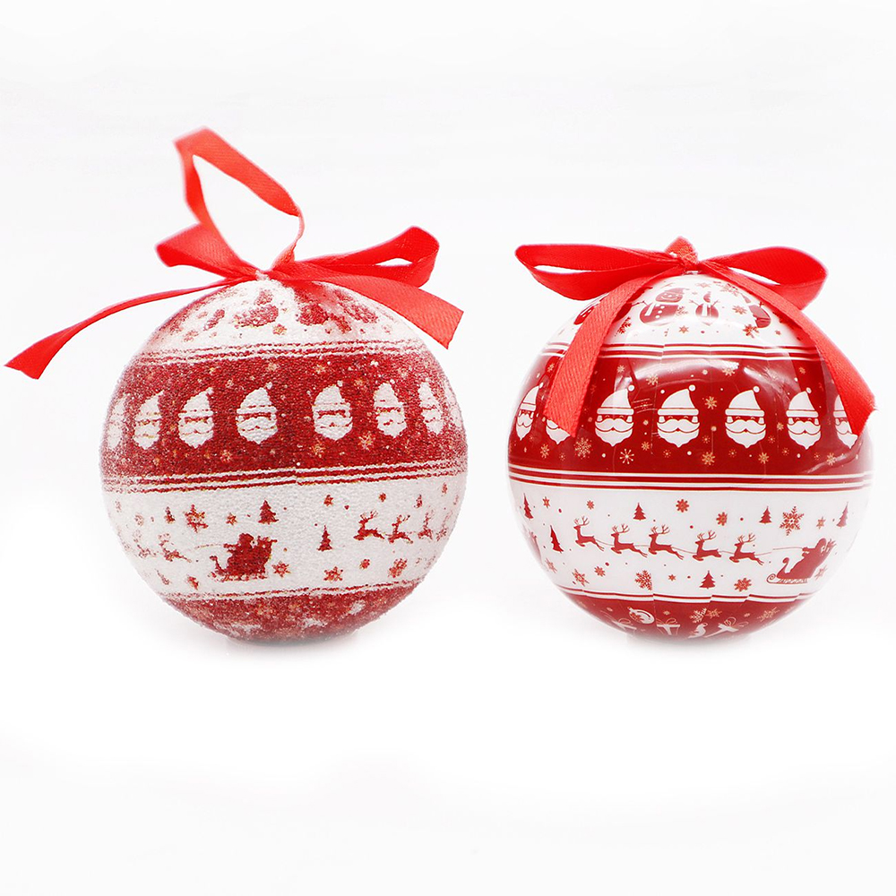 Komplet ukrasa za božićnu jelku 14 komada u ukrasnoj kutiji - detalj