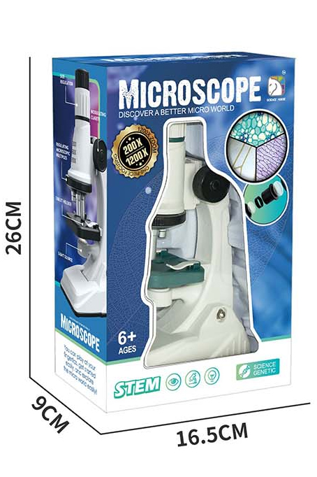 Dečji mikroskop na baterije sa dodacima - detalj