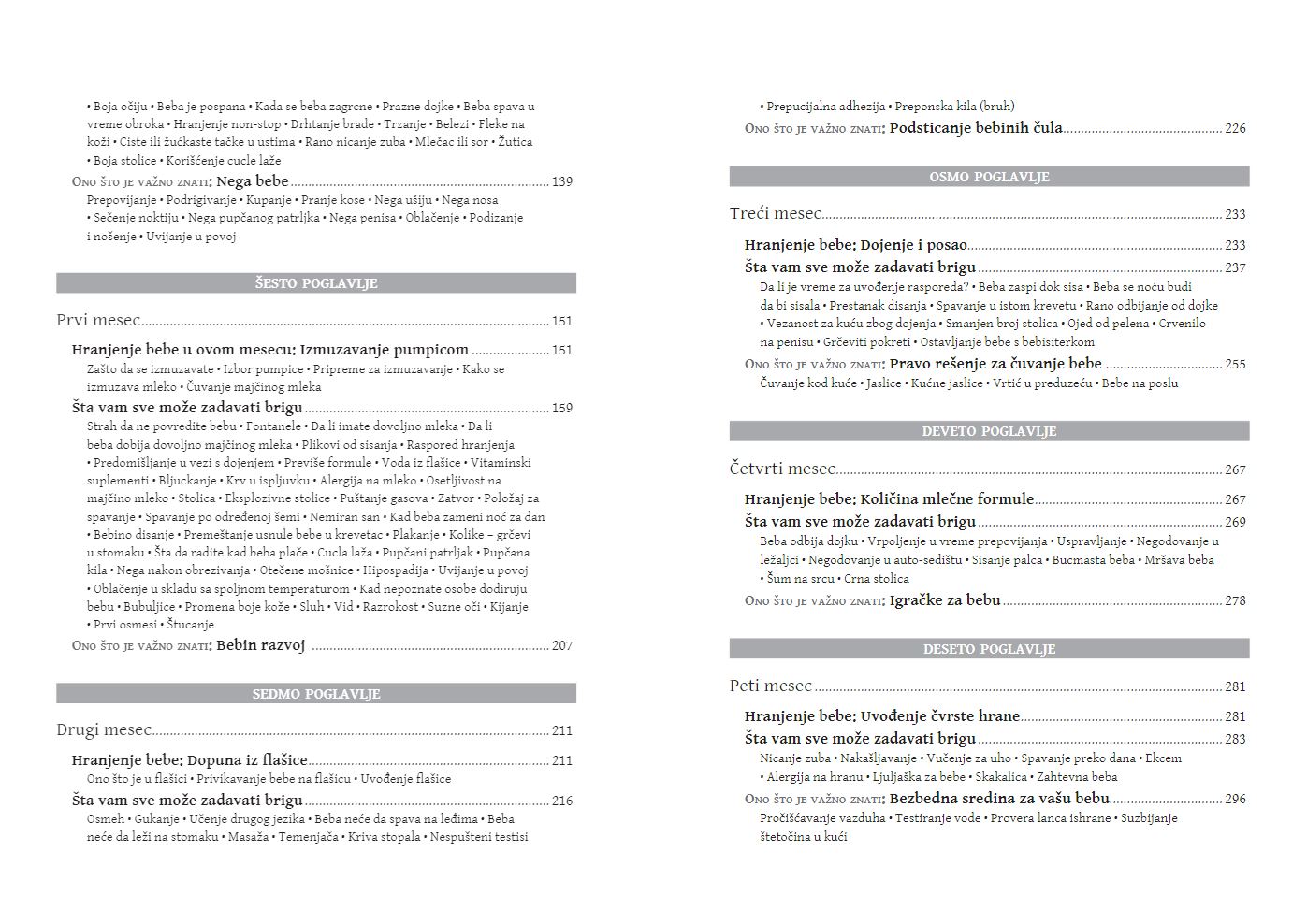 Šta da očekujete u prvoj godini - detalj