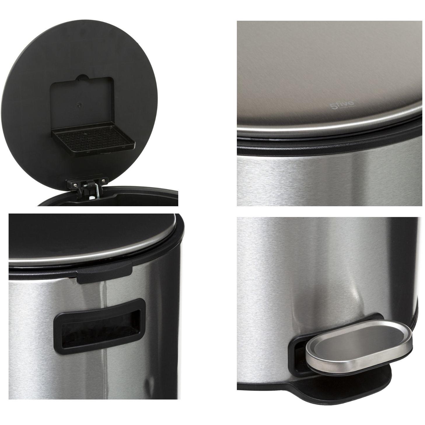 Delta Kanta Za Smeće Srebrna Sa Filterom - Na Papučicu - detalj