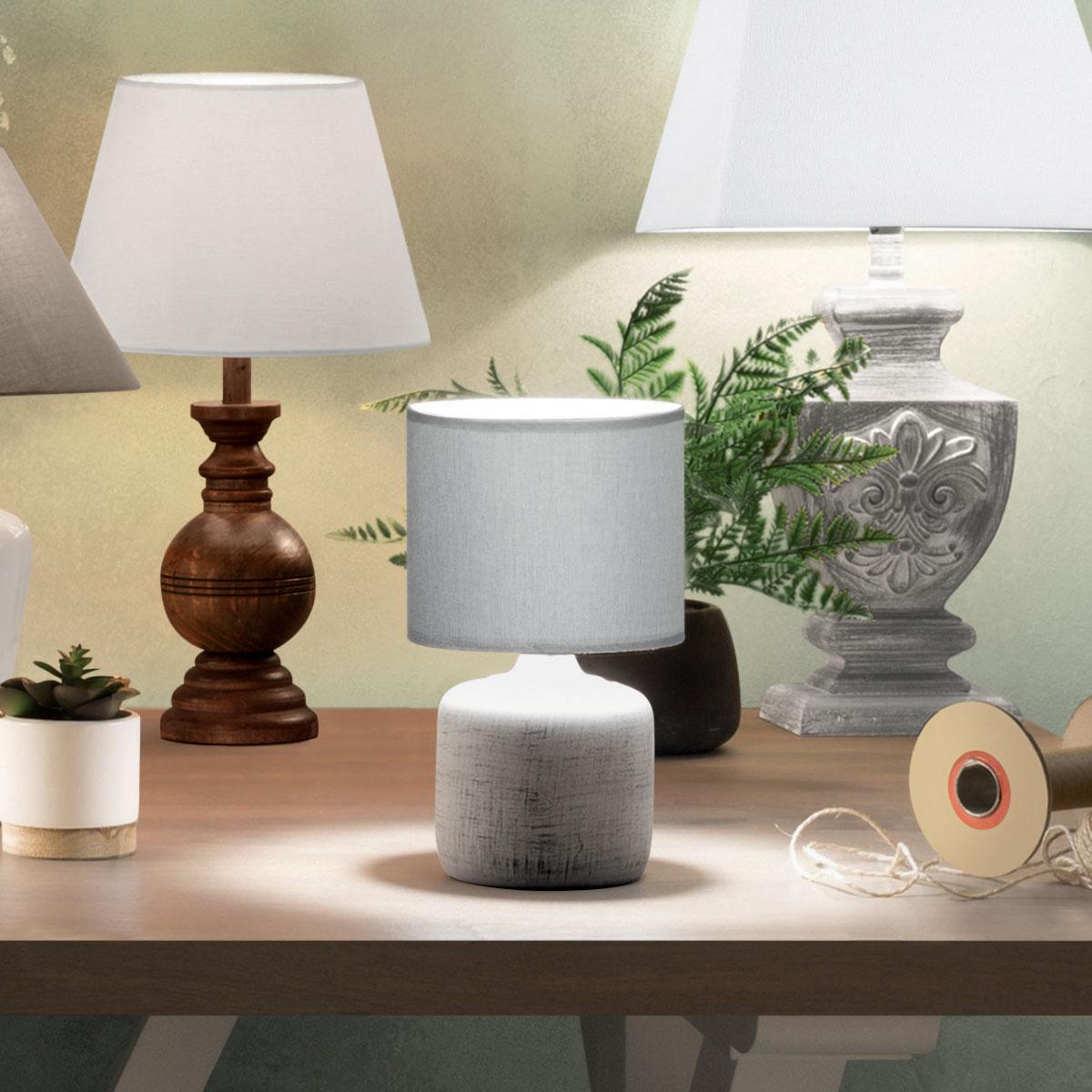 Atmosphera Stona Lampa Salta 26.5 cm Siva - detalj