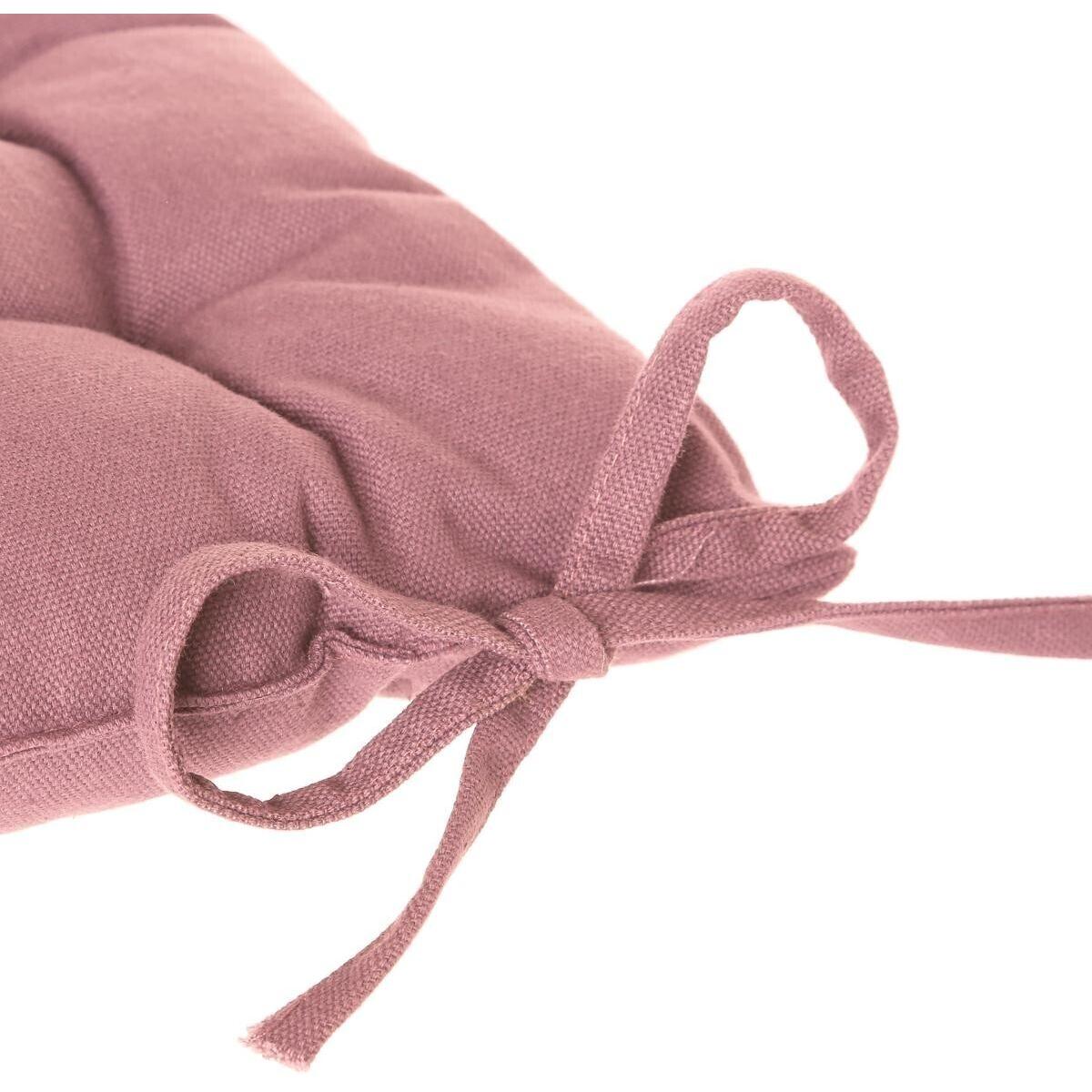 Atmosphera Jastuk Za Stolicu L. 38 X P. 38 X H. 4,5 Cm Pamuk Roze - detalj