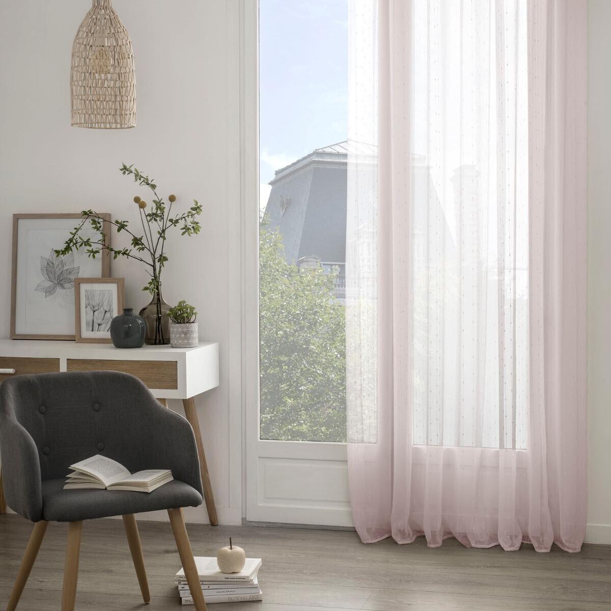 Atmosphera Zavesa Anissa Wh140x240cm Poliester Roza - detalj