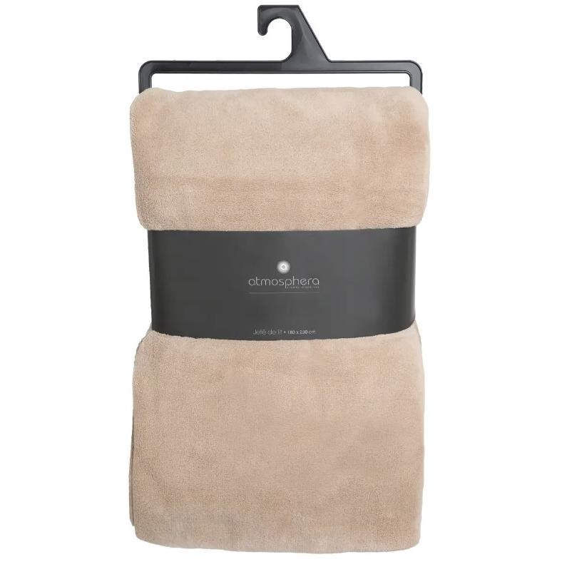 Atmosphera Ćebe Microplush 230x180cm 1.000 Kg Poliester Bez - detalj