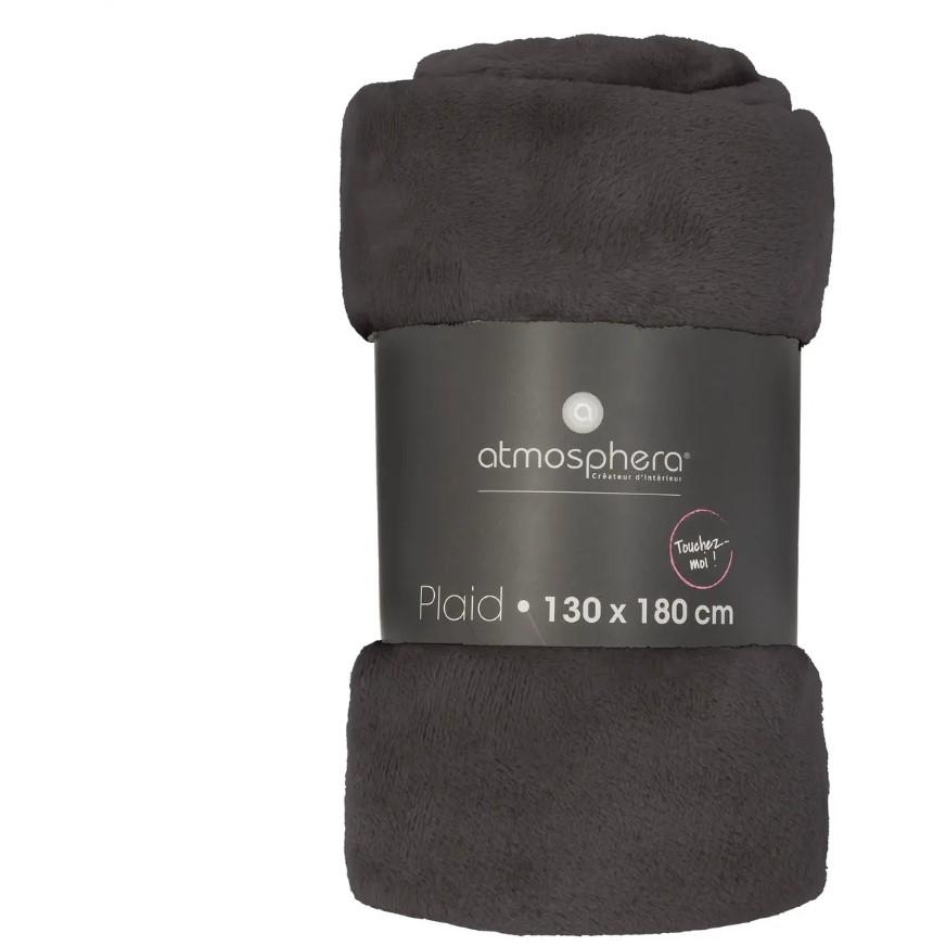 Atmosphera Ćebe 180x130cm 0.530 Kg Poliester Siva - detalj