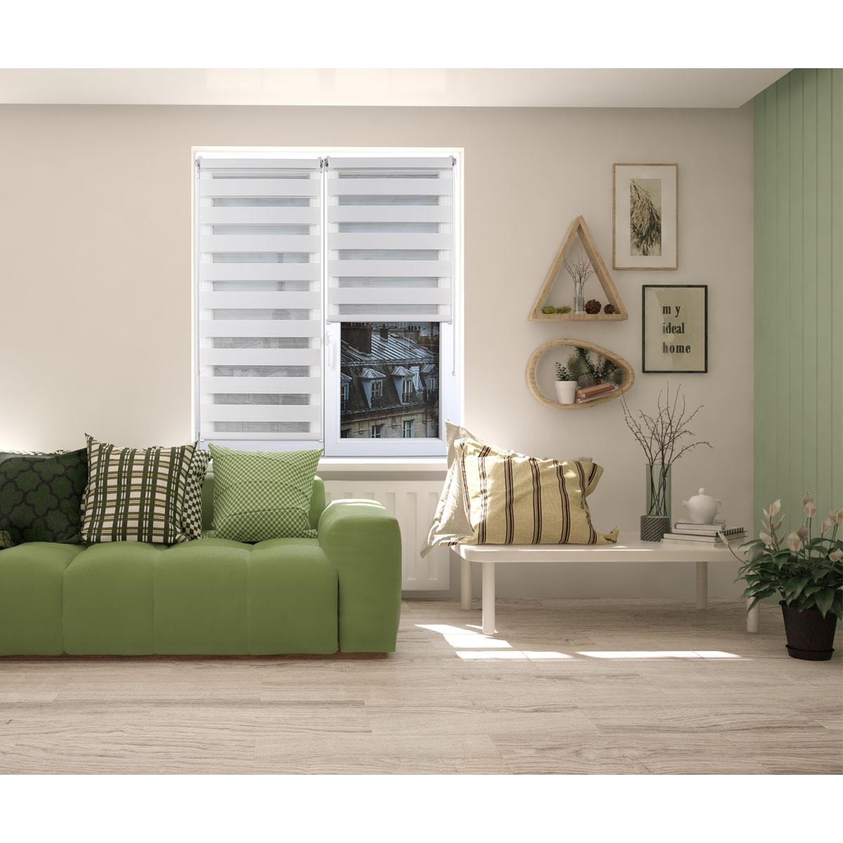 Luance Zebra Roletna 60x90 Cm Svetlo Siva - detalj