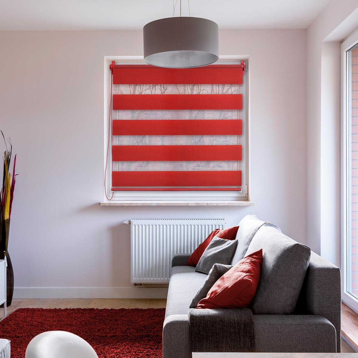 Luance Zebra Roletna 60x180 Cm Cili Crvena - detalj