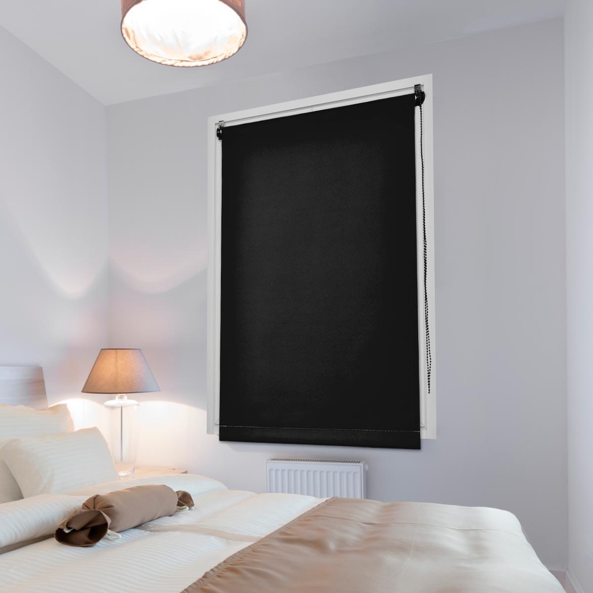 Luance Roletna Za Zatamnjivanje Prostorije 90x180 cm Crna - detalj