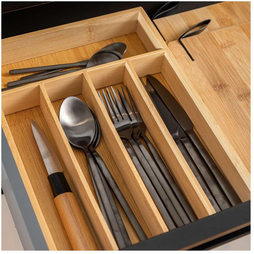 Estia Umetak za escajg sa 5 pregrada Bambus - detalj