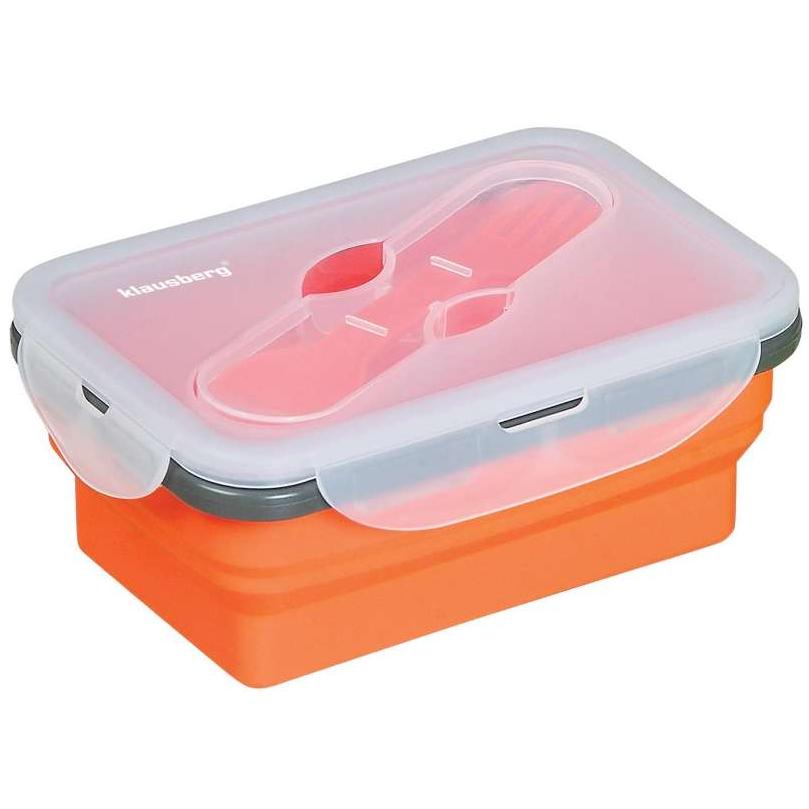 Klausberg Kutija za hranu Silikonska Sklopiva 400ml 7021 Assorted - detalj