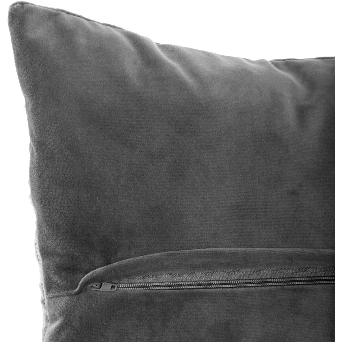 Atmosphera Dekorativni Jastuk Vel Dolce 40x40 Cm Poliester Siva - detalj
