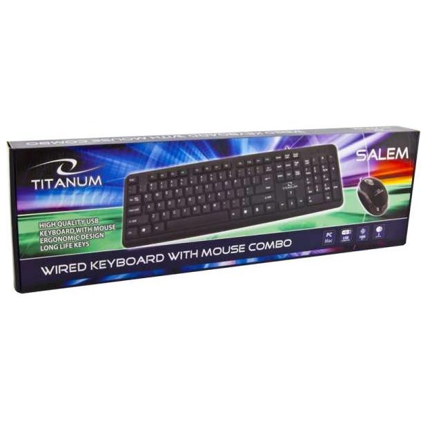 Set Optički USB Miš i tastatura Titanum TK106 - detalj