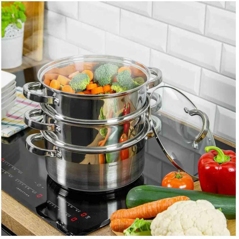 Klausberg Komplet za kuvanje na pari 3.1L20cm - detalj