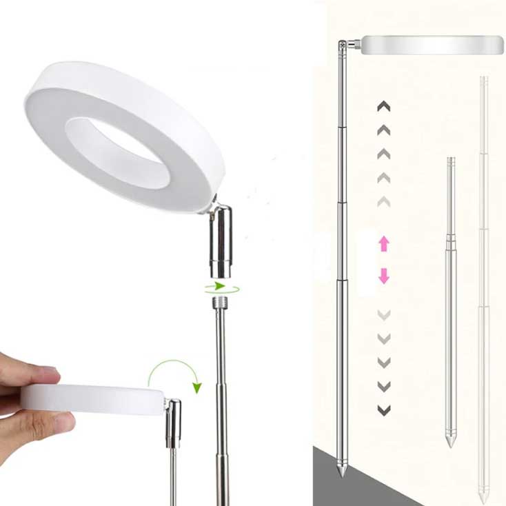 Ubodna LED USB lampa za biljke LB-RGS-01/RBY - detalj