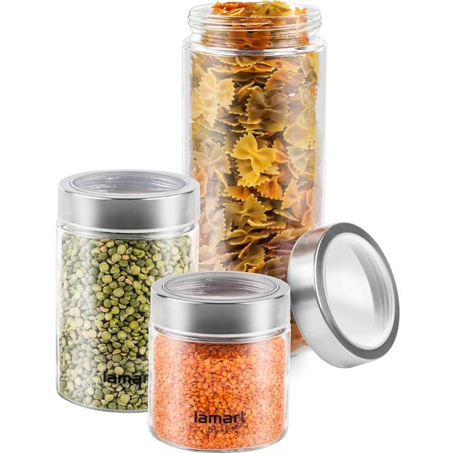 Lamart LT6010 set staklenih posuda za odlaganje - detalj