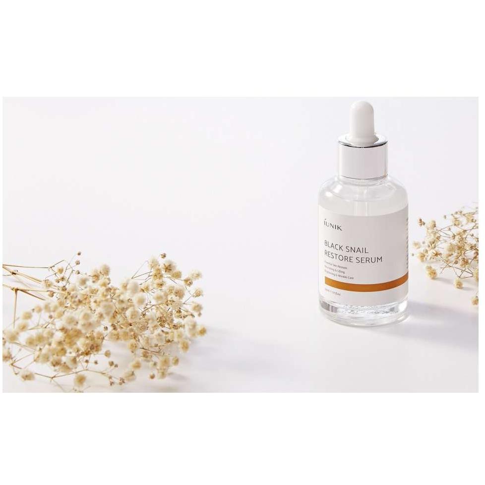 Iunik Iussnail Serum za lce od mucina crnog puža 50ml - detalj