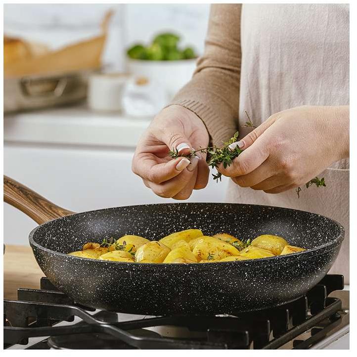 Nava Tiganj 24cm Sa nelepljivim premazom Crni NV10-144-101 - detalj