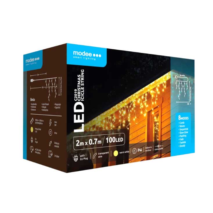 Novogodišnje lampice Proširiv svetleći niz 100 LED Modee C1010 - detalj