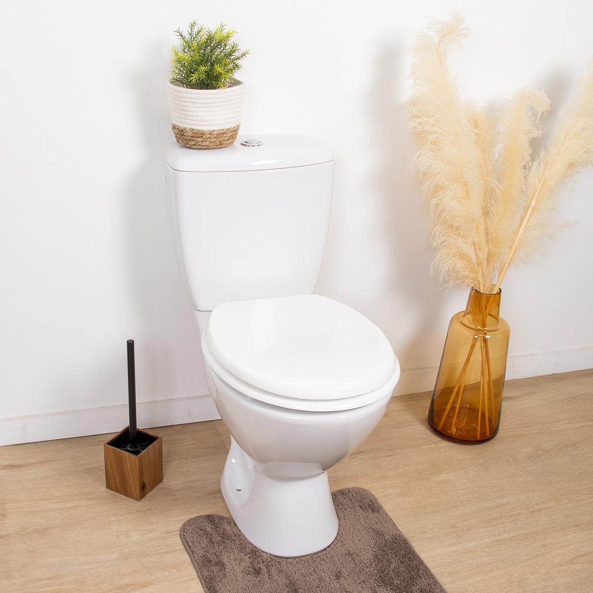 Tendance Wc Daska Sa Inox Okovima 37,5x46cm Mdf Bela - detalj