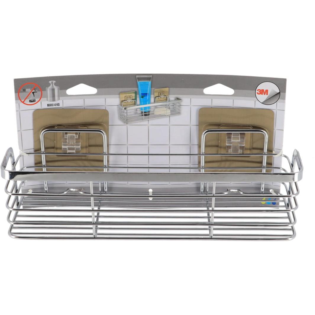 Tendance Žičana Pravougaona Polica 11x29,2x12,2cm Na Lepljenje Hrom - detalj