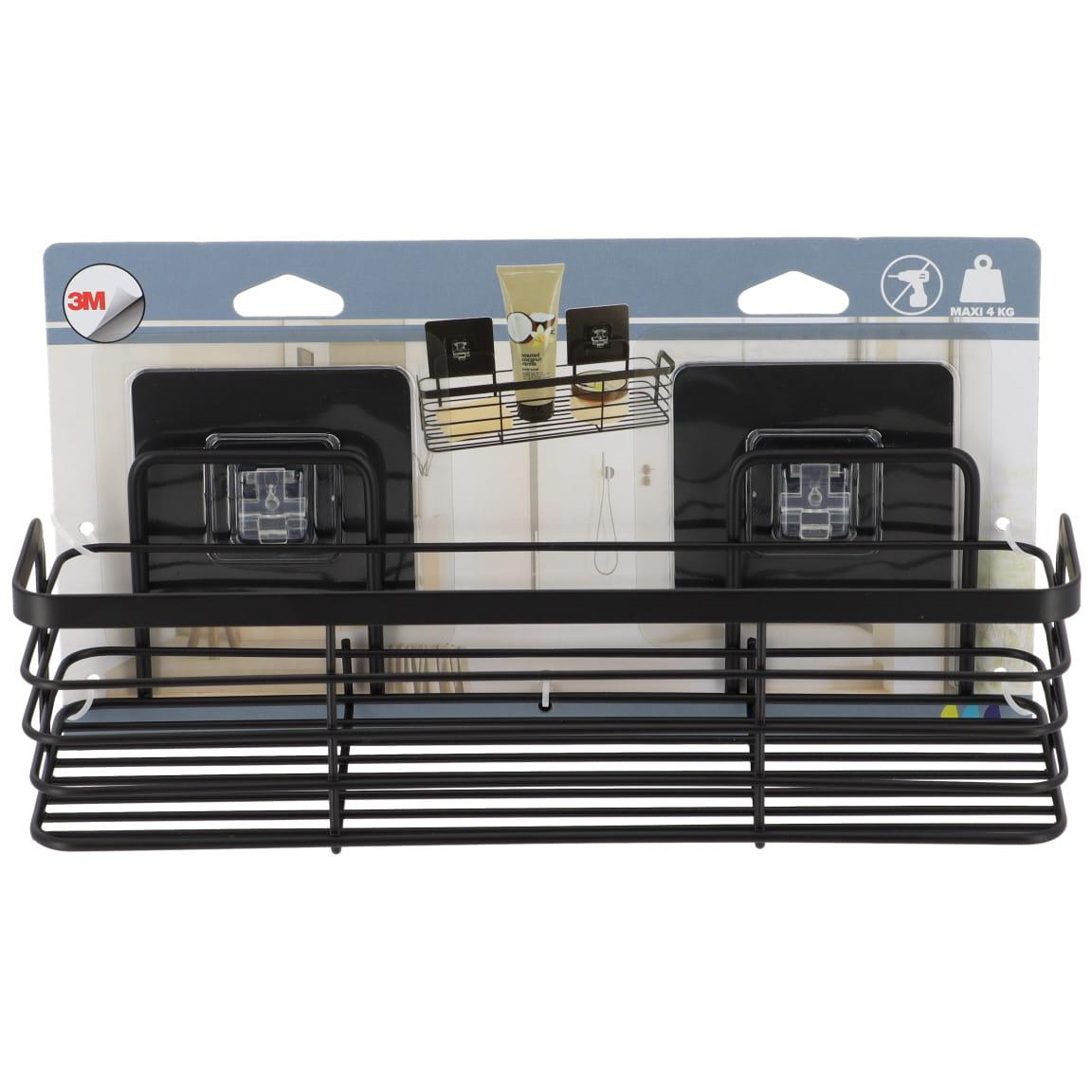 Tendance Zidna Žičana Polica Samolepljiva 3m 29,2 X 11 X 12,2 Metal Crna - detalj