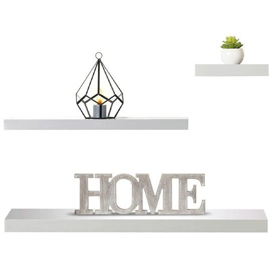 Five Zidna Polica 60 x 23.5 x 3.8 cm Mdf/drvo Bela - detalj