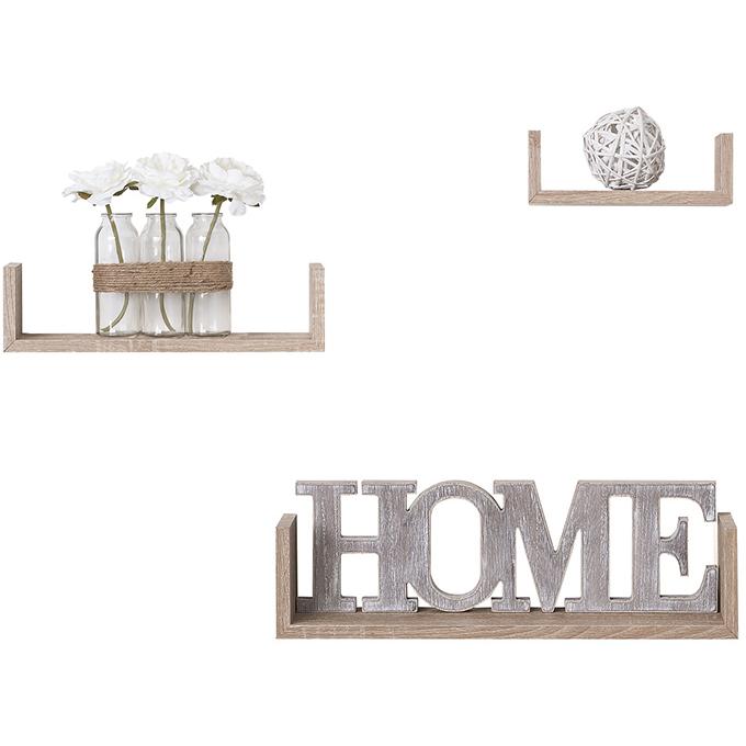 Komplet Zidnih Polica - 3 Komada - detalj