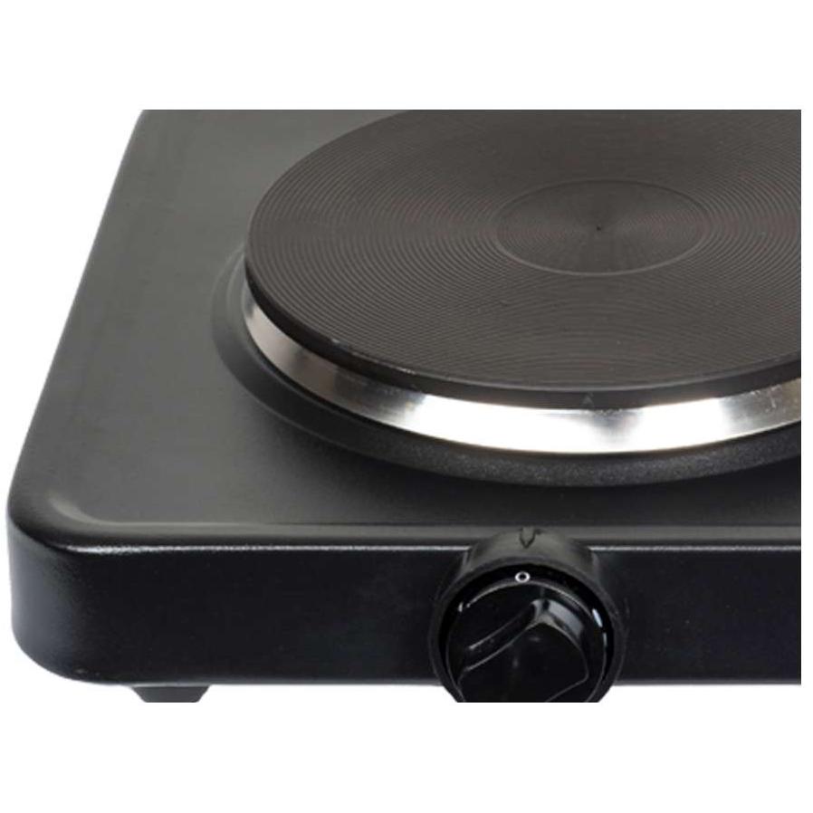 Zilan Električni rešo sa dve ringle 15,5 i 18,5cm 2500W Crni - detalj