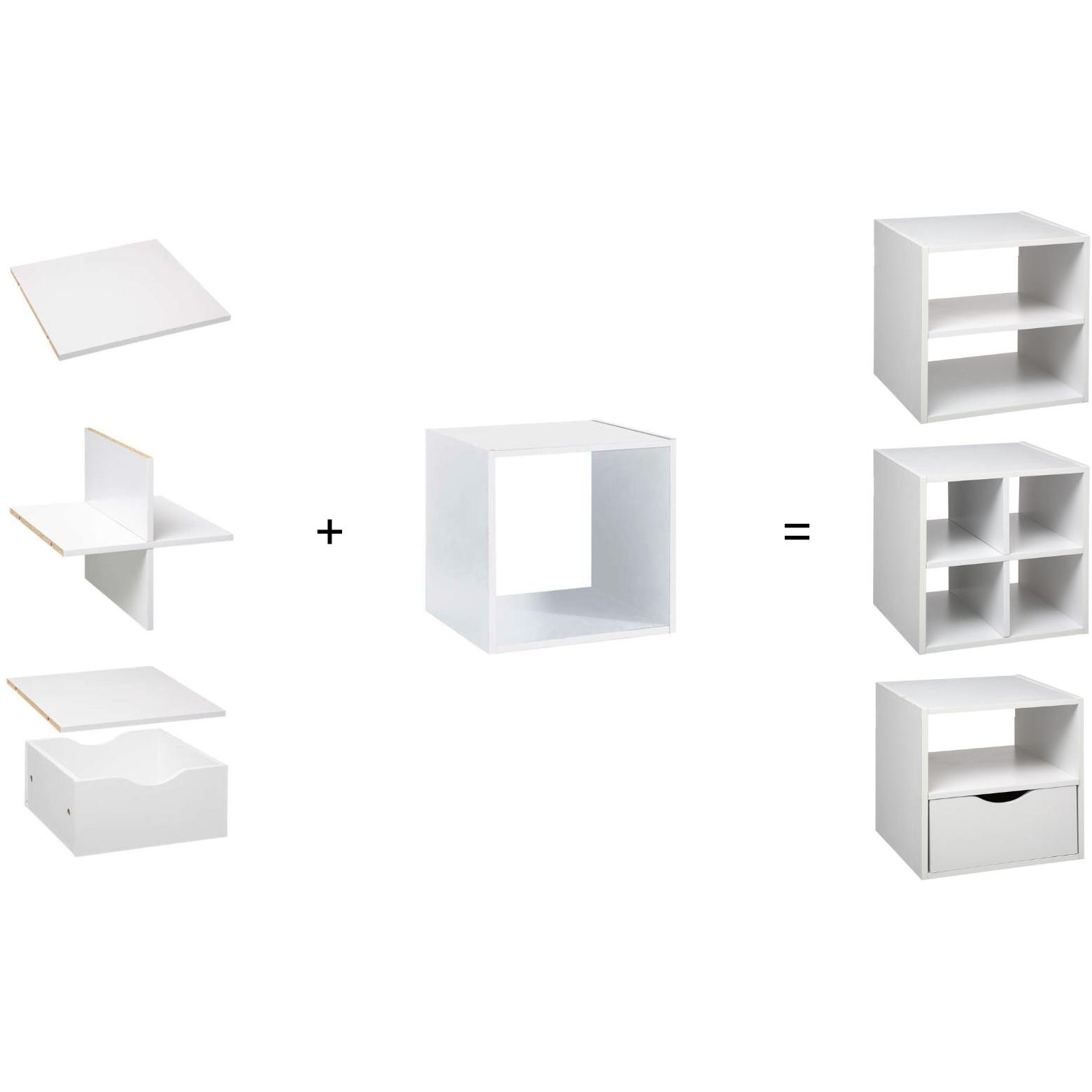 Five Fioka Za Modularne Police 31 x 15 x 31 cm Drvo Bela - detalj