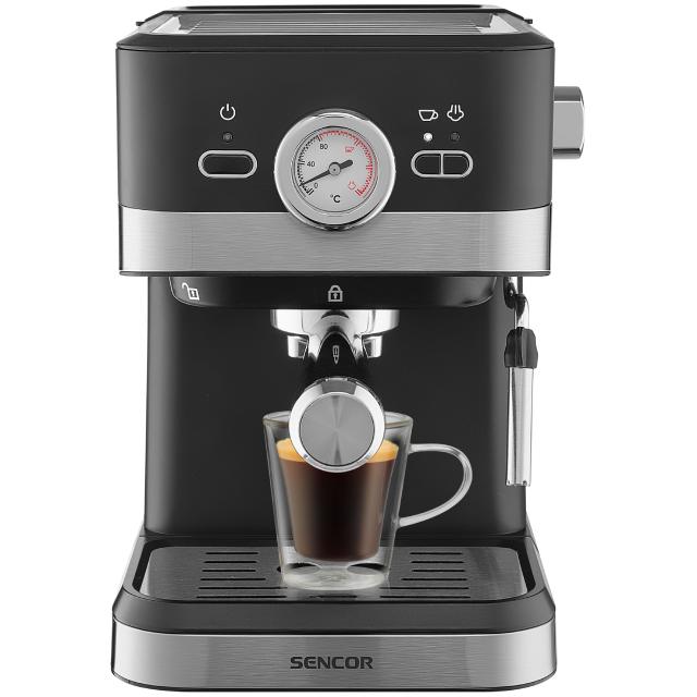 Sencor SES 1721BK espresso aparat - detalj