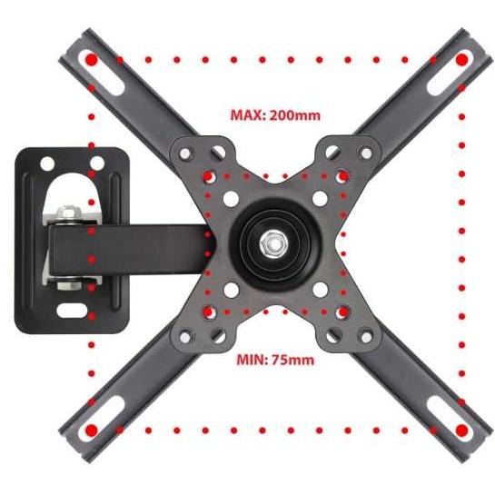 Esperanza Zidni TV nosač 12-50 inča ERW011 - detalj