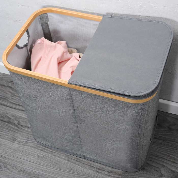 Korpa za veš sa dve pregrade Kesper KSP19598 - detalj