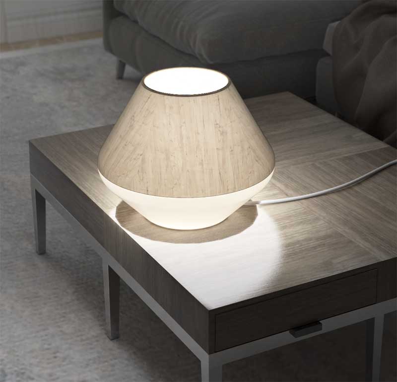 Stona LED lampa DesignNest LightShade Tulip 10412GW/EULSTD - detalj