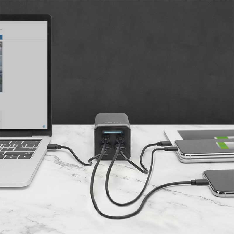 Univerzalni GaN punjač USB-A USB-C 150W Digitus DA-10181 - detalj