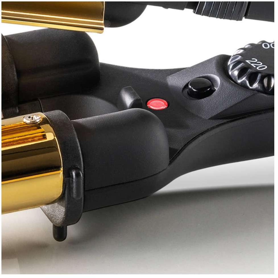 Stajler sa trostrukim keramičkim uvijačem za kosu Golden Haeger HR-45B.002A - detalj