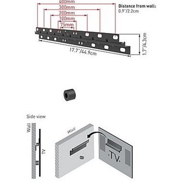 Barkan E304 zidni TV nosač od 13 do 58 inča - detalj